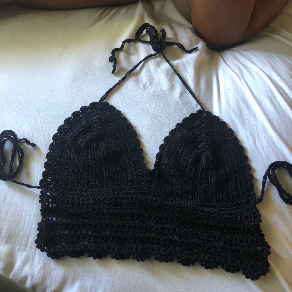 Handmade crotchet festival vibe top 🌈🌈